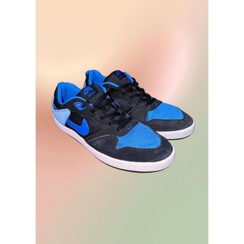 Nike SB Alleyoop Black Blue Skate Shoes Sneakers Men's Size 11.5 CJ0882-004